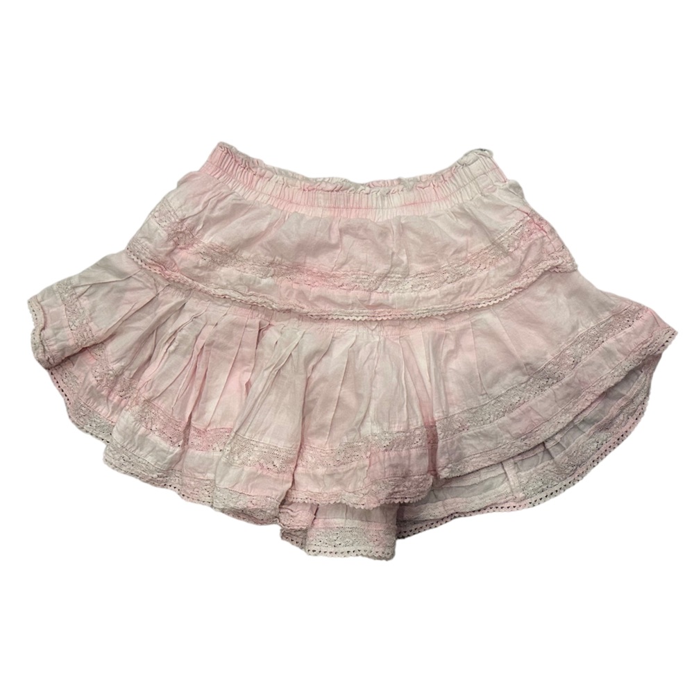 LoveShackFancy Ruffle Mini Skirt - Picture 2 of 5